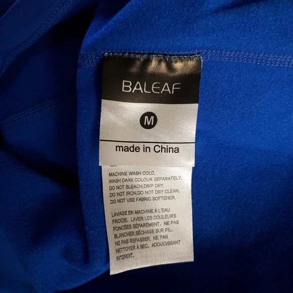 Baleaf Blue Thermal Long Sleeve Shirt Medium - Picture 5 of 8